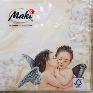  Serwetki Maki anioły bn