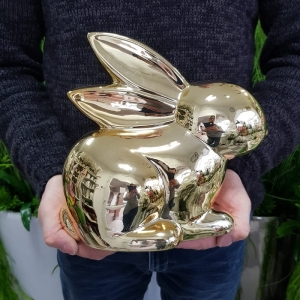 Zając figurka Eloy glam gold
