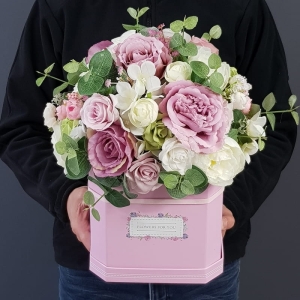 Flowerbox kwiaty w pudełku XXL Flowers for you