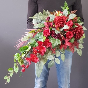 Kompozycja nagrobna średnia 70 cm Red