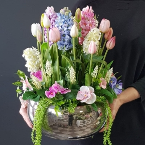 Kompozycja Furla tulipany silikon hiacynty XL