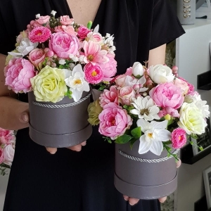 Flowerbox Samma kwiaty w pudełku box na prezent S