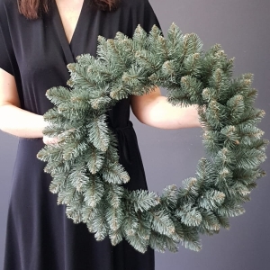 Wianek na drzwi kompozycja naturalny 45 cm bez dekoracji