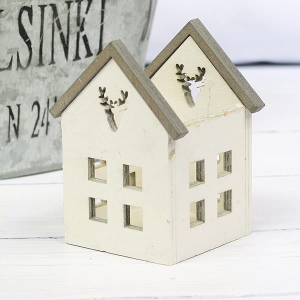 Domek figurka retro renifer