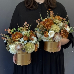 Flowerbox kwiaty kompozycja w pudełku Goja S wz.1