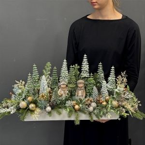 Kompozycja świąteczna zimowe dzieci Ingrid & Elias – Winter Tale 75cm