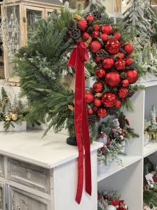 Wianek z naturalnych gałązek jodła nobilis Elegant 60cm
