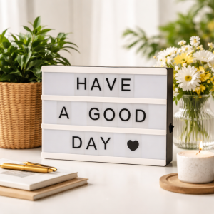 Panel light box tablica litery S