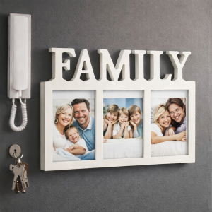 Ramka FAMILY biała 3 zdjęcia 