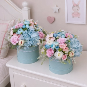 Flowerbox Candy kwiaty w pudełku box na prezent S